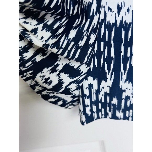 Jude Connally Romper Size XS Blue White Long Sleeve Pockets - Picture 7 of 10